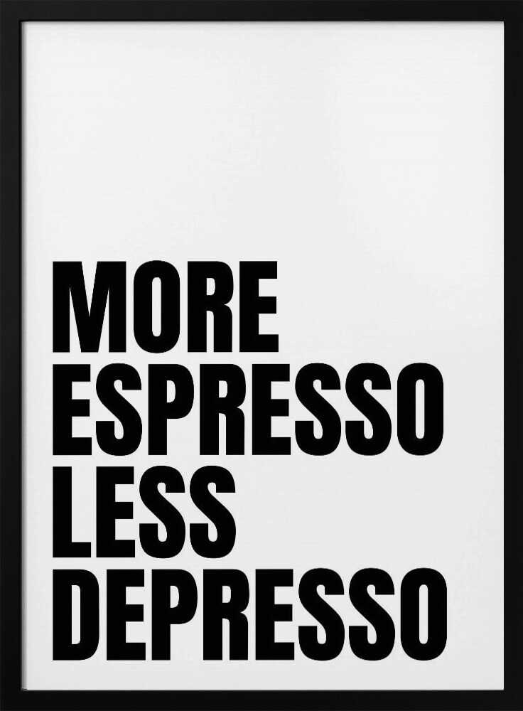 Espresso Uplift Art Print UK — Abstract Vibrant Wall Art — Kitchen — Wall It All Prints
