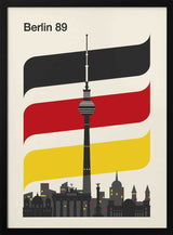 Berlin 89 German Skyline Art Print UK — Abstract Vibrant Wall Art — Living Room — Wall It All Prints