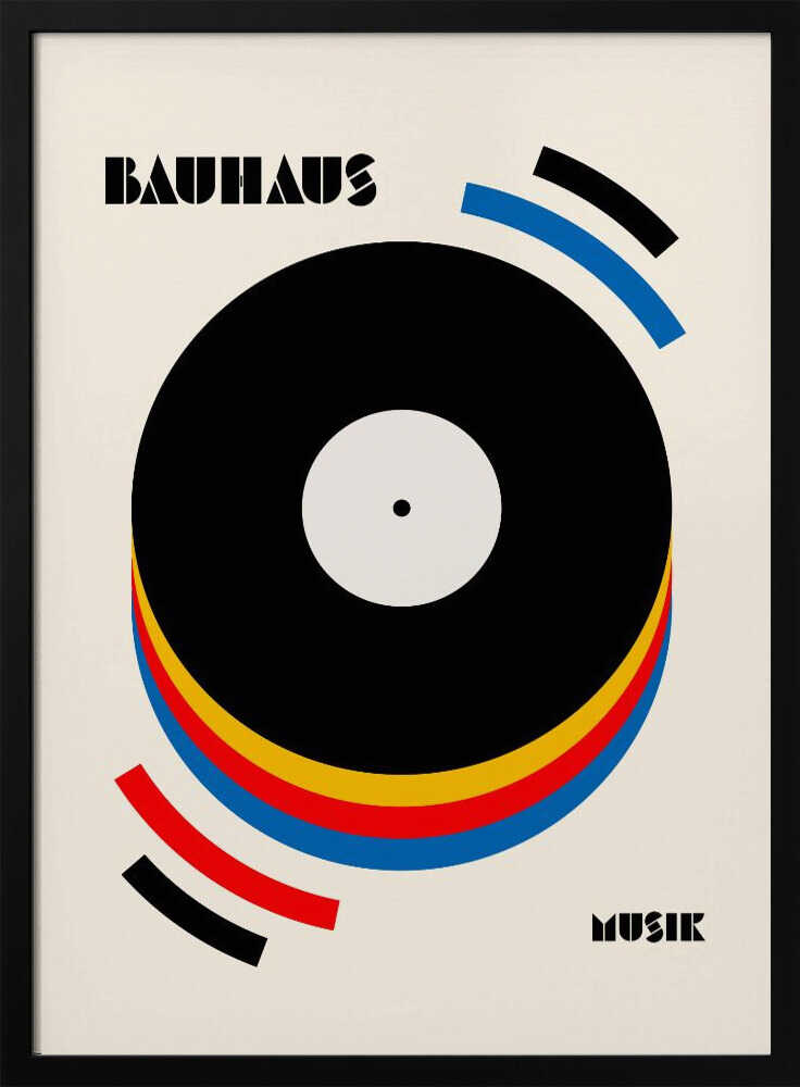 Abstract Music Vinyl Art Print UK — Abstract Vibrant Wall Art — Living Room — Wall It All Prints