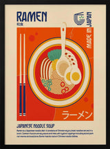 Classic Japanese Ramen Art Print UK — Japanese Vibrant Wall Art — Kitchen — Wall It All Prints