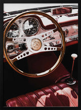 Vintage Car Interior Art Print UK — Vintage Vibrant Wall Art — Living Room — Wall It All Prints