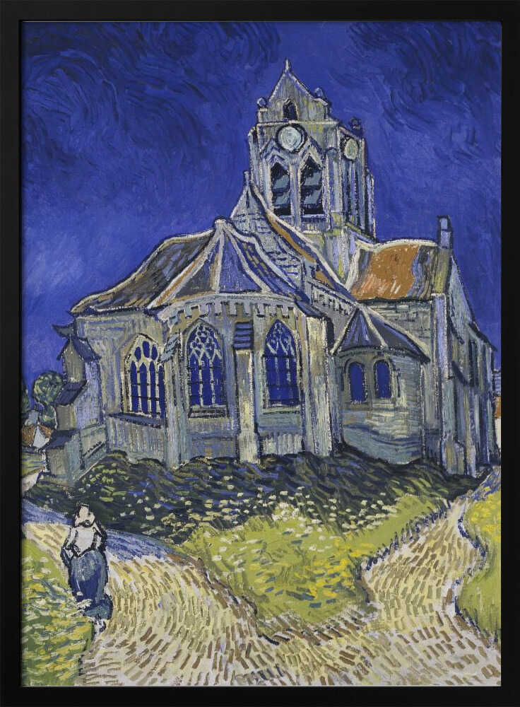 Vincent Van Gogh's the Church At Auvers (1890)