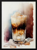 Creamy Iced Coffee Painting