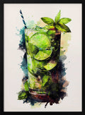 Refreshing Mojito Watercolor