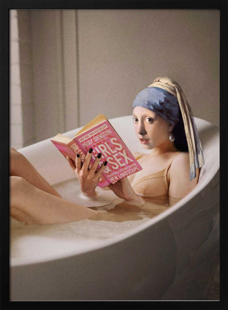 Chillin Time Art Print UK — Portrait Vibrant Wall Art — Bathroom — Wall It All Prints
