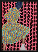 Vibrant Masked Woman