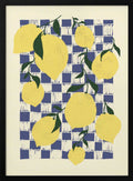 Fresh Lemons Checkerboard