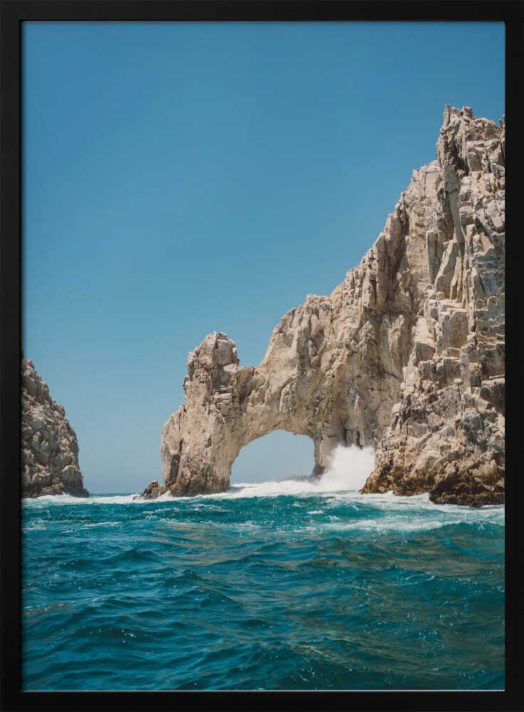 Waves Crashing Sea Arch Art Print UK — Portrait Fresh Wall Art — Living Room — Wall It All Prints