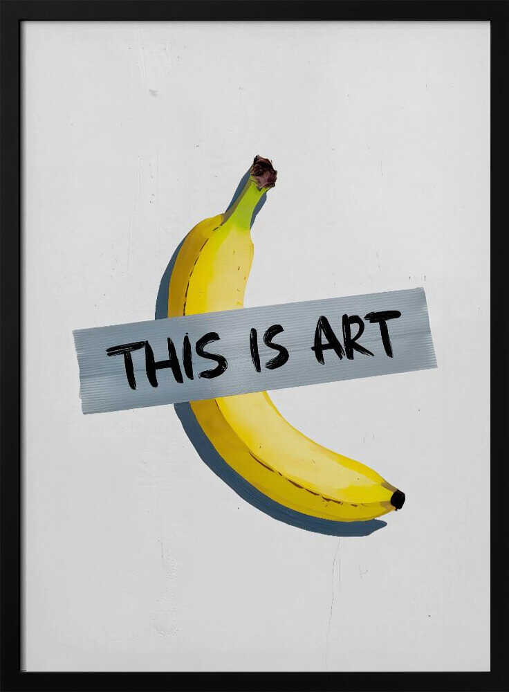 Banana Art Statement Art Print UK — Botanical Fresh Wall Art — Kitchen — Wall It All Prints