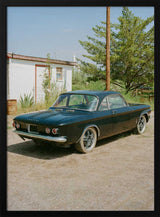 Classic Dark Coupe Art Print UK — Vintage Vibrant Wall Art — Living Room — Wall It All Prints