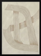 Woven Beige Lines