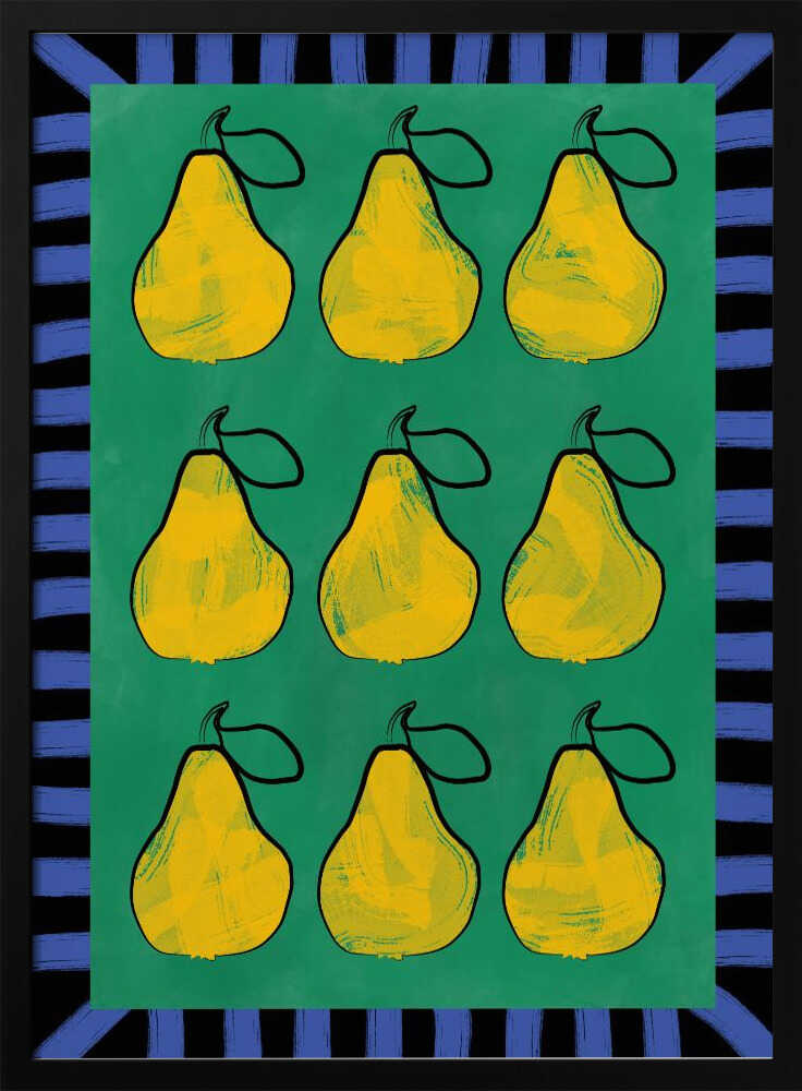 Vibrant Pears Grid