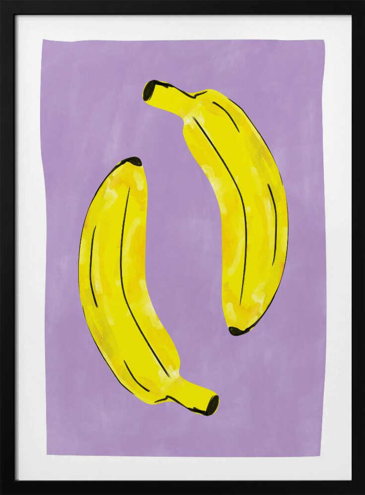 Playful Purple Bananas