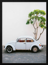 Pastel Volskwagen Beetle in the streets of Oaxaca Mexico Art Print UK — Abstract Vibrant Wall Art — Office — Wall It All...