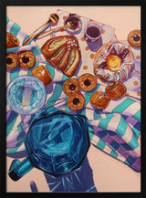 Sunny Breakfast Treats Art Print UK — Food Vibrant Wall Art — Kitchen — Wall It All Prints