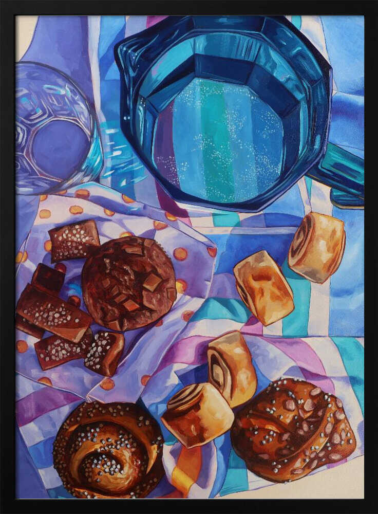 Sweet Morning Indulgence Art Print UK — Food Vibrant Wall Art — Kitchen — Wall It All Prints