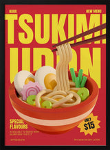 Delicious Japanese Udon Art Print UK — Japanese Vibrant Wall Art — Kitchen — Wall It All Prints