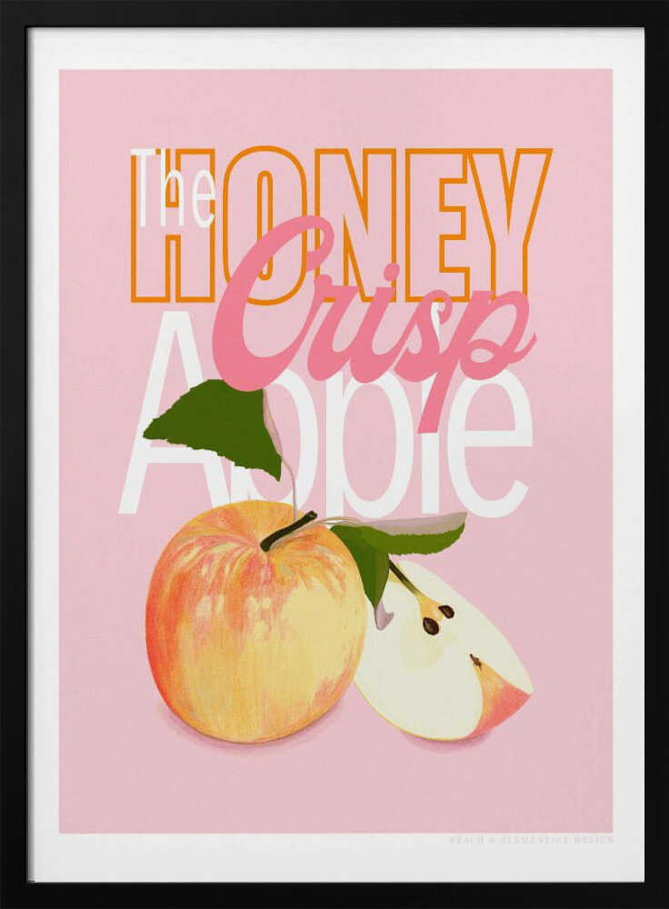Pandchoneycrispapple Copy Art Print UK — Botanical Vibrant Wall Art — Kitchen — Wall It All Prints