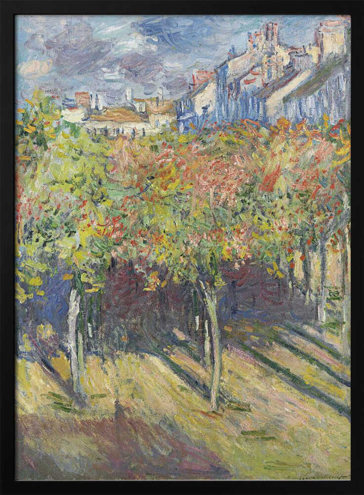 Le Cours Du 14 Juillet Vu De La Maison De Claude Monet Claude Monet