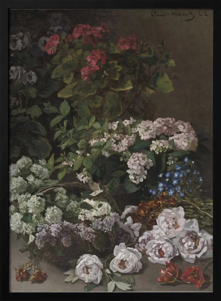 Spring Flowers (1864) By Claude Monet Claude Monet