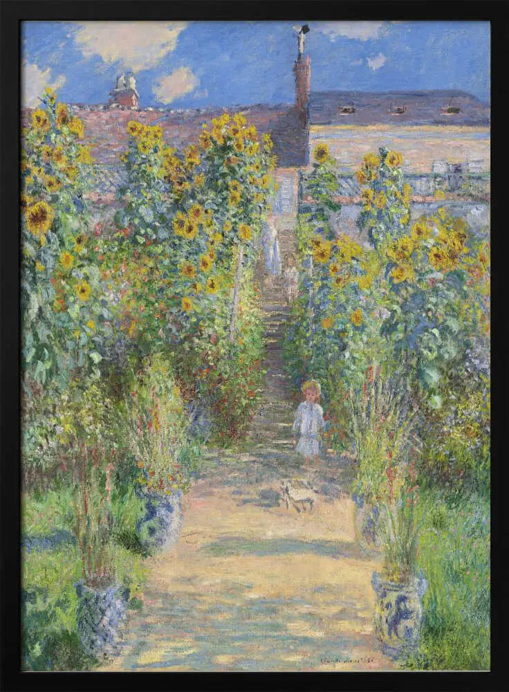 The Artist's Garden At Vétheuil (1881) By Claude Monet Claude Monet