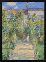 The Artist's Garden At Vétheuil (1881) By Claude Monet Claude Monet