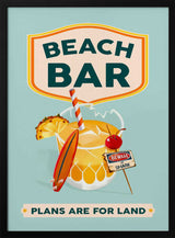 Beach Bar Summer Tropical Cocktail Bar Art