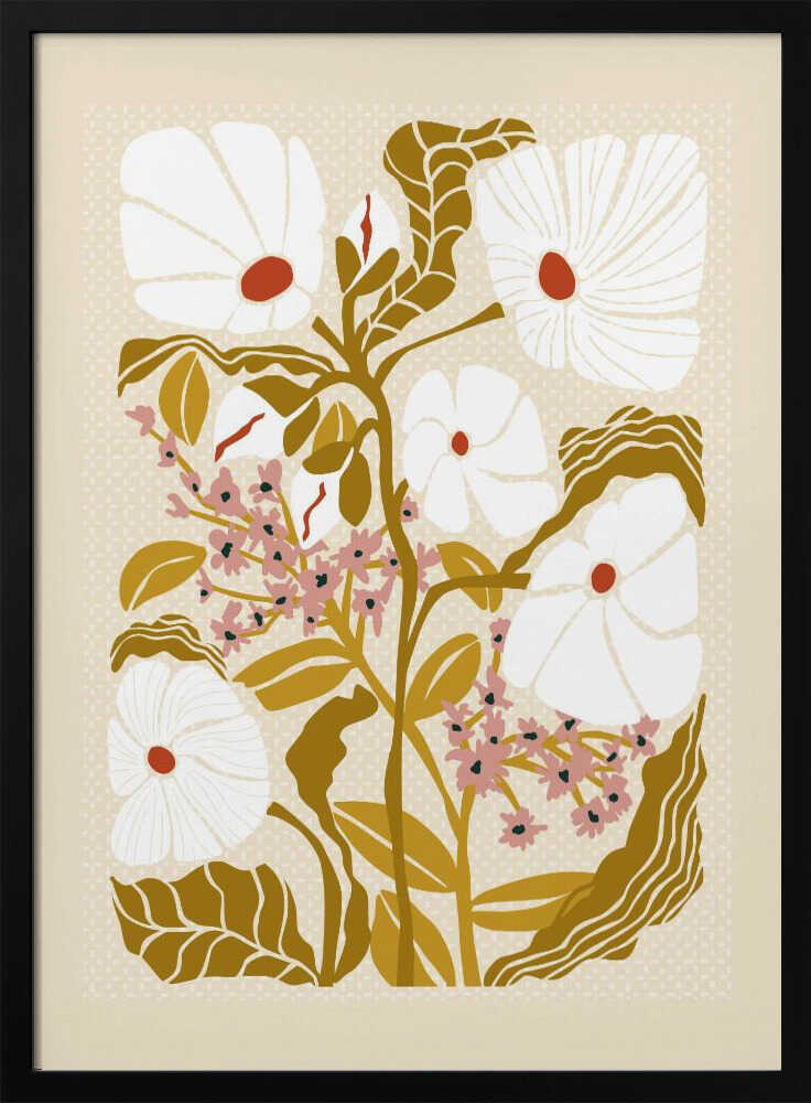 Modern Botanical Garden Art Print UK — Botanical Minimal Wall Art — Office — Wall It All Prints