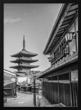 Historic Japanese Pagoda Art Print UK — Japanese Calm Wall Art — Living Room — Wall It All Prints