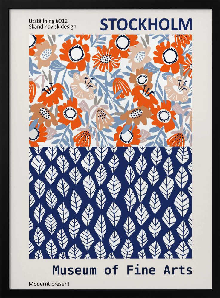 Museum of Fine Arts Stockholm Art Print UK — Botanical Vibrant Wall Art — Office — Wall It All Prints