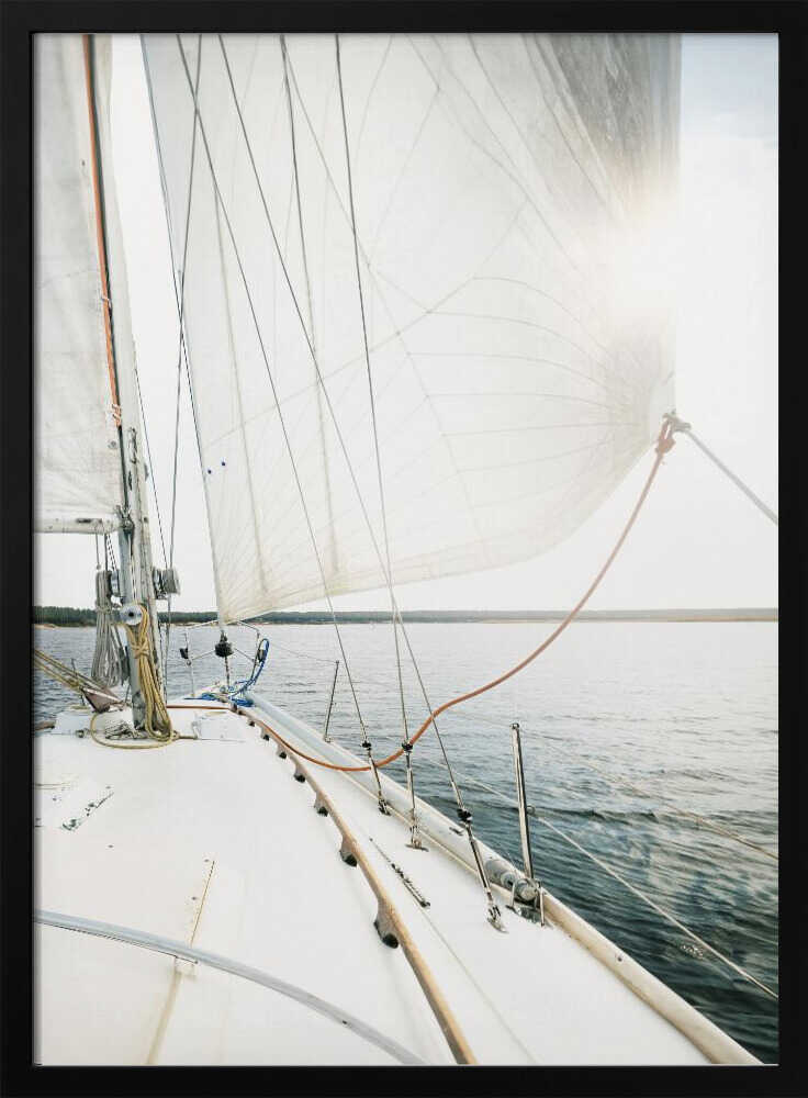 Sail Away Art Print UK — Portrait Vibrant Wall Art — Bedroom — Wall It All Prints