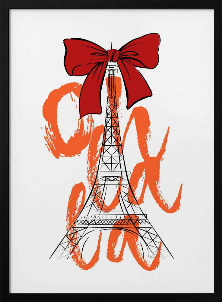 Eiffel Tower Red Bow Martina
