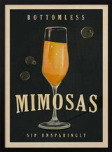 Bottomless Mimosas Art Deco Cocktail Bar Art