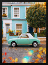 Mint Green Vintage Street Art Print UK — Vintage Vibrant Wall Art — Living Room — Wall It All Prints