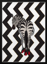 Chic Zebra Red Heels