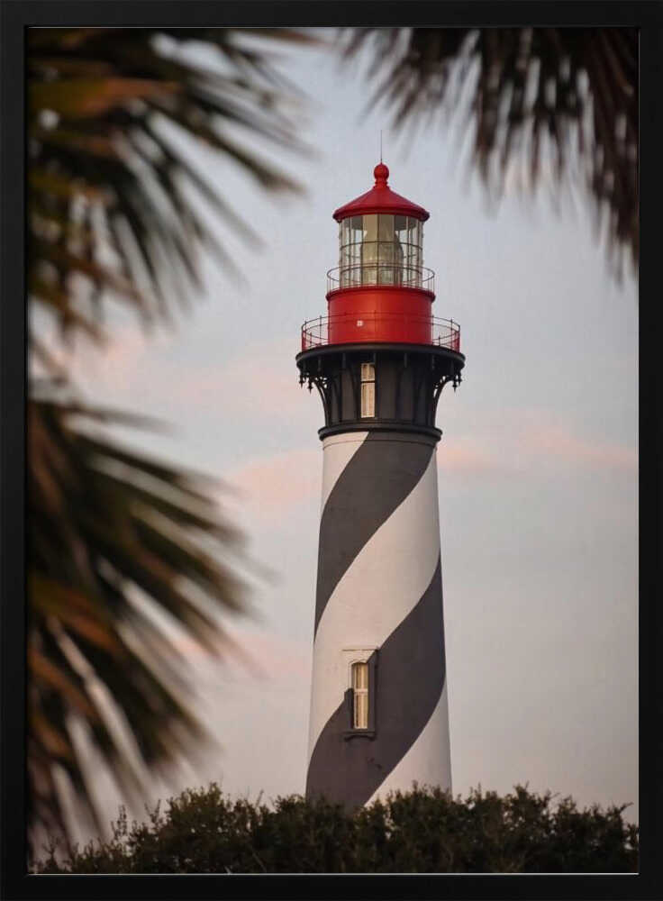 Coastal Lighthouse Red Top Del Mundo Imagery