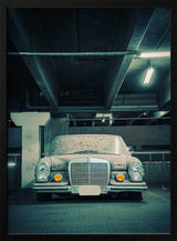 Forgotten Classic Car Art Print UK — Dark Moody Dark Wall Art — Living Room — Wall It All Prints