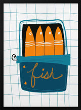 Orange Sardine Can