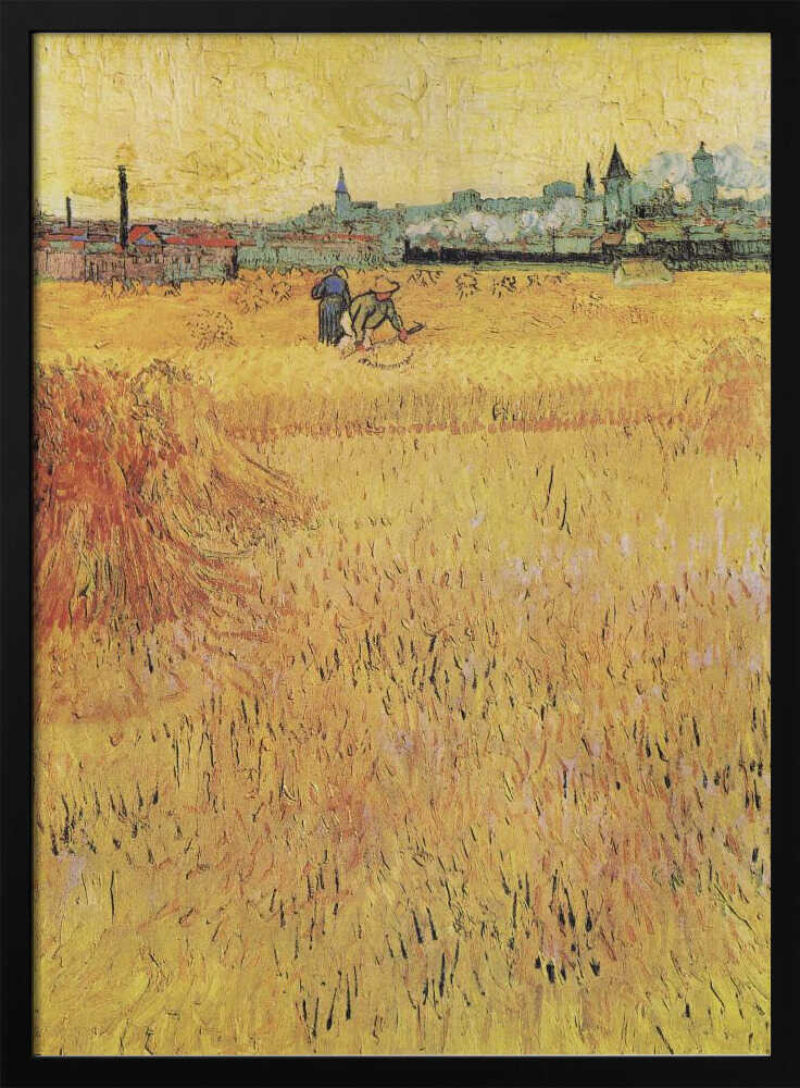 Wheat Field With View of Arles (1888)