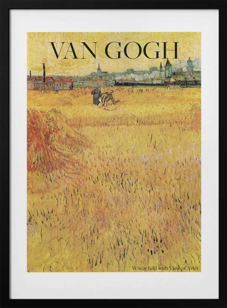 Wheat Field With View of Arles (1888)