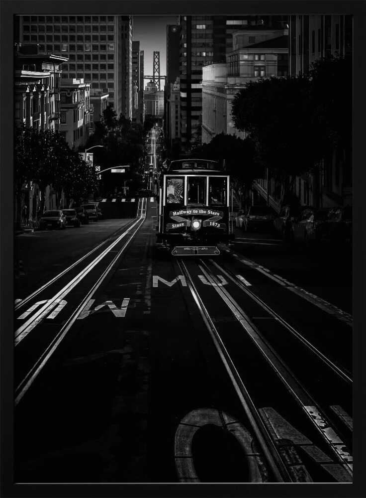 San Francisco Cable Car Night Jiahong Zeng