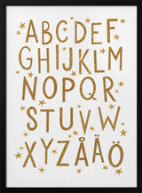 Golden Star Alphabet