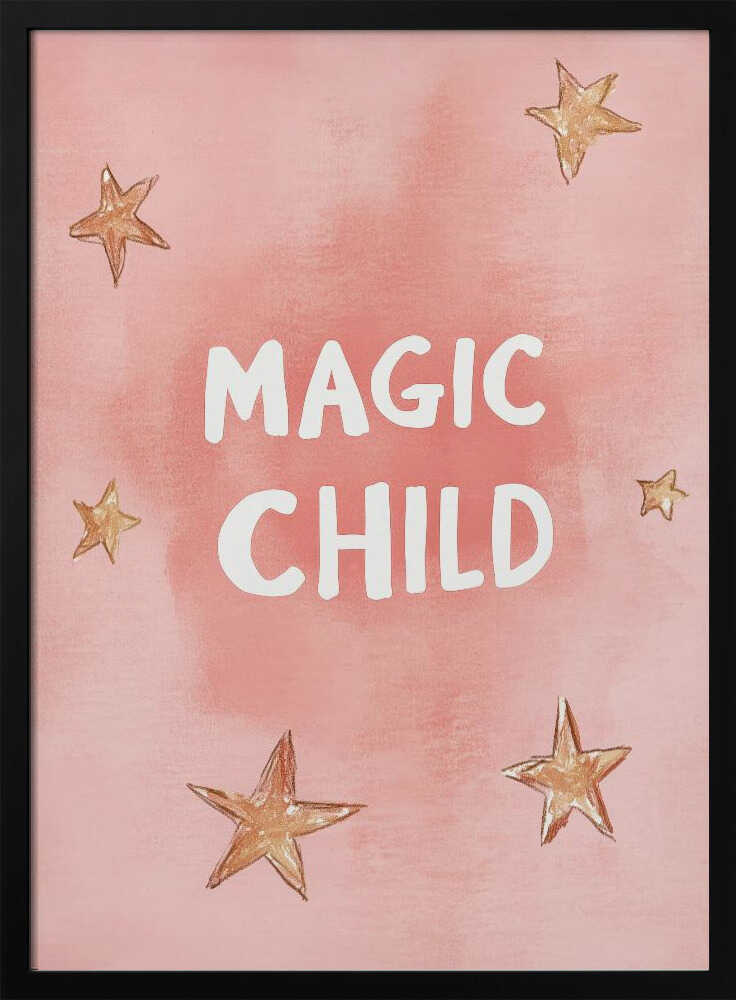 Starry Dreams Art Print UK — Celestial Elegant Wall Art — Nursery — Wall It All Prints