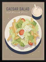 Caesar Salad and French Fries