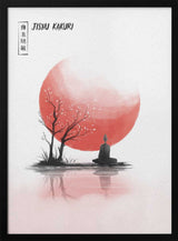 Buddha's Peaceful Reflection Art Print UK — Japanese Calm Wall Art — Bedroom — Wall It All Prints