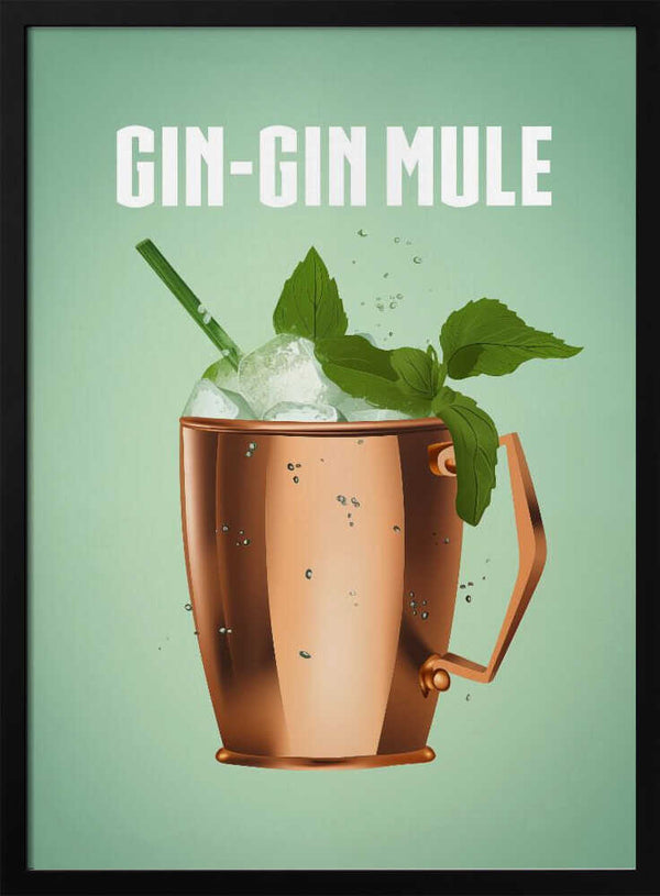 Refreshing Gin Mule Art Print UK — Japanese Fresh Wall Art — Living Room — Wall It All Prints