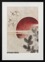 Birds and Sunset, From Album of Sketches (1814) Art Print UK — Japanese Vibrant Wall Art — Living Room — Wall It All Prints
