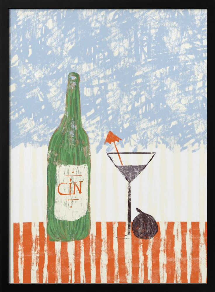 Gin Bottle Martini Fig