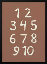 Hand Drawn Counting Numbers