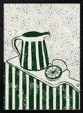 Striped Pitcher Fresh Lemons